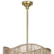 Nimes 1 Light 22 inch Natural Pendant Ceiling Light, Drum