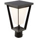 Waterbury LED 11 inch Black Outdoor Post Lantern, Coach Light
