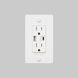 1G Duplex 125 White Outlet, USB A + C