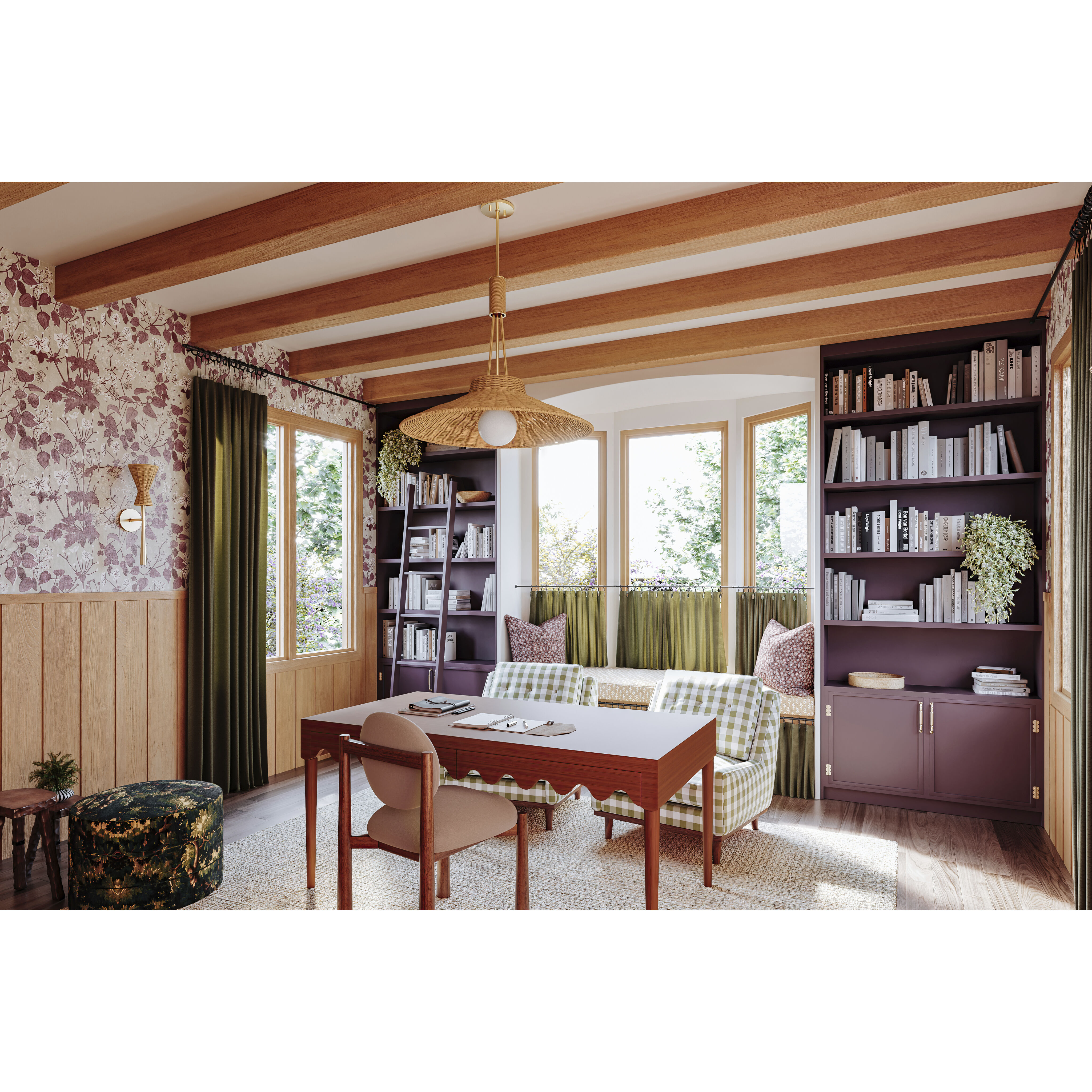 Laudine 1 Light 24.5 inch Aged Brass Pendant Ceiling Light