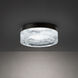 Beyond Melange LED 8 inch Black Flush Mount Ceiling Light, Beyond