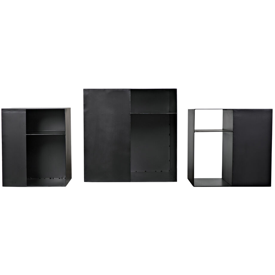 Gropius Cubes 51 X 20 inch Matte Black Console