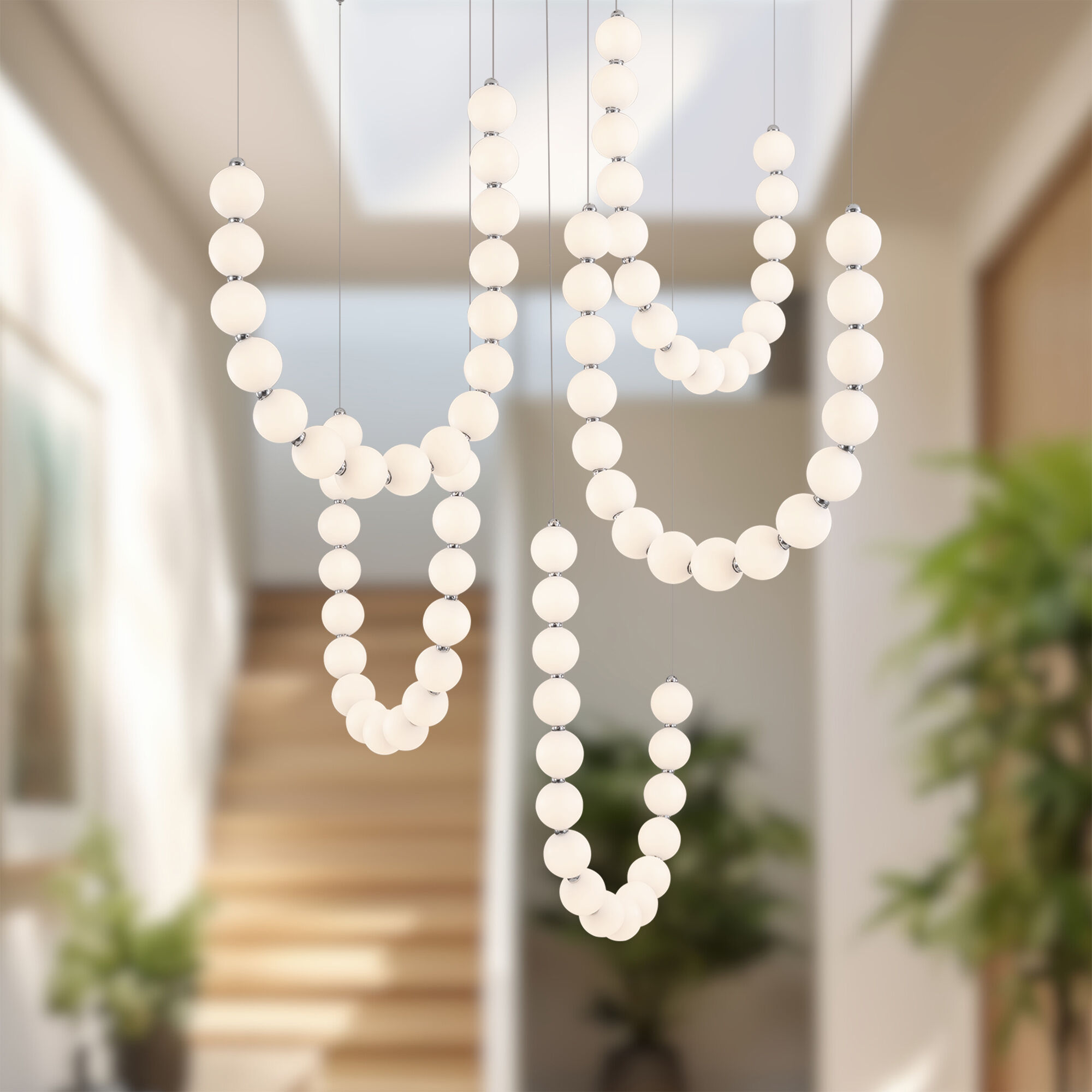 Akoya 12.63 inch Chrome Chandelier Ceiling Light