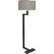 Doughnut 53.25 inch 100.00 watt Deep Patina Bronze Floor Lamp Portable Light in Smoke Gray