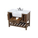 Clement 42 X 22 X 34.13 inch Driftwood Bathroom Vanity Cabinet