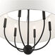 Ridgecrest 6 Light 24 inch Black Pendant Chandelier Ceiling Light