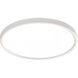 Edge Round LED 15.63 inch White Flush Mount Ceiling Light
