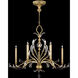 Beveled Arcs 6 Light 44 inch Gold Chandelier Ceiling Light