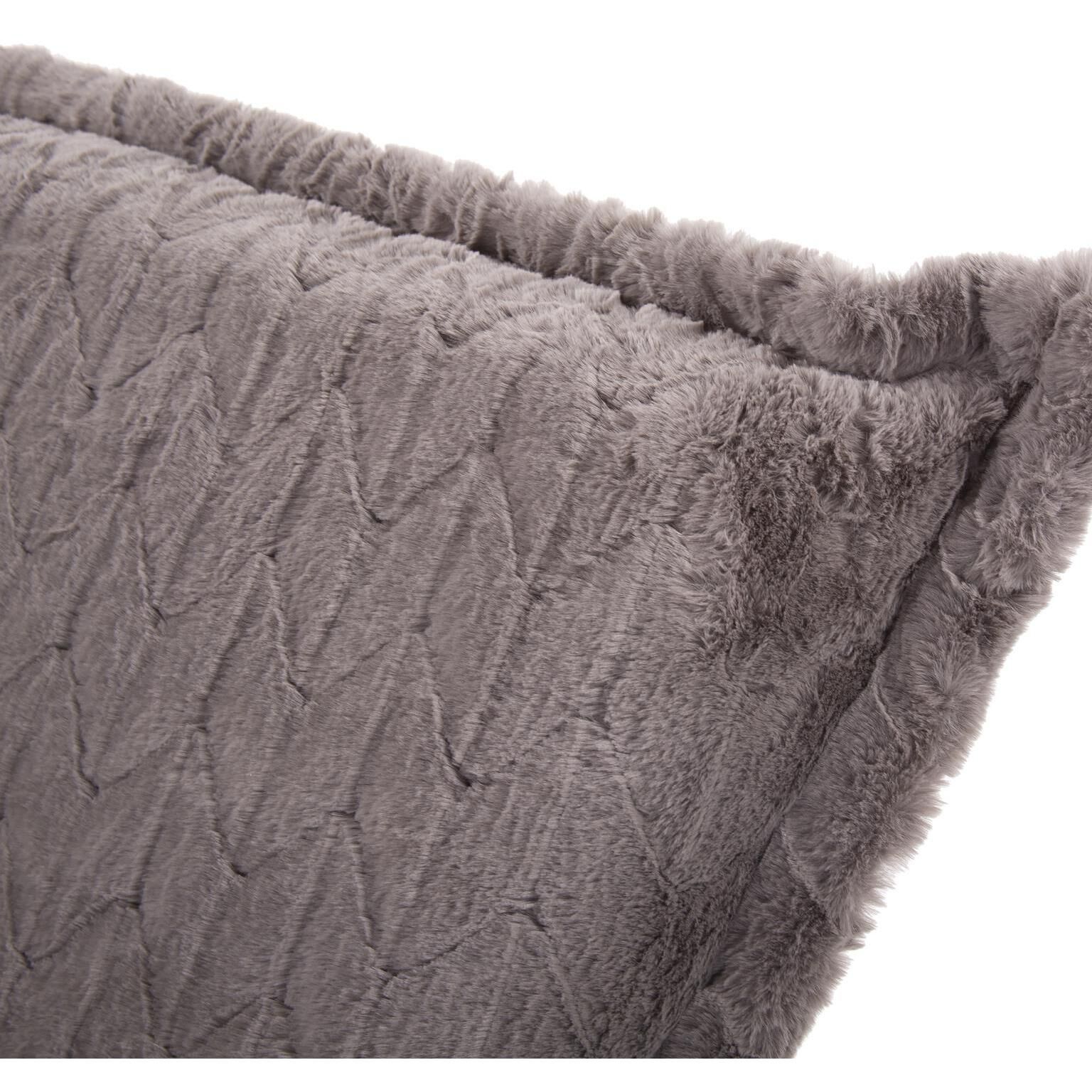 Puff 40 inch Angora Stone Cushion