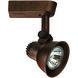 Signature 1 Light 12V Rust Track Head Ceiling Light