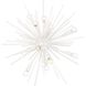 Bessel 15 Light 30 inch Sand White Pendant Ceiling Light