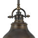 Emery 1 Light 8 inch Palladian Bronze Mini Pendant Ceiling Light