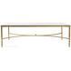 Bonnifait 58 X 18.5 inch Antique Bronze Coffee Table