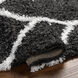 Urban Shag 114 X 79 inch Black Rug, Rectangle