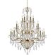 Canada 26 Light 36 inch Brass Chandelier Ceiling Light