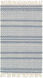 Farmhouse Tassels 108 X 72 inch Blue Rug in 6 X 9, Rectangle