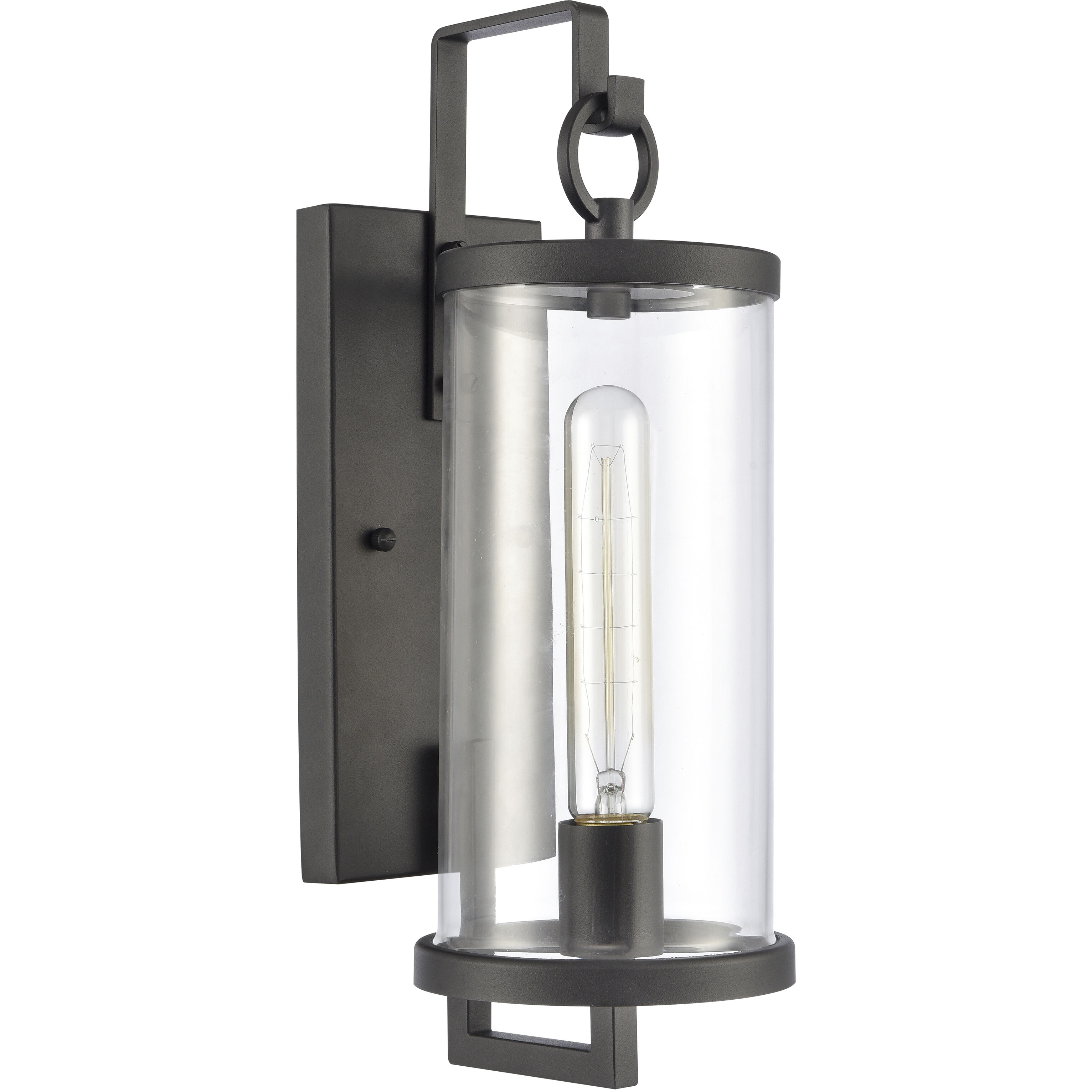Hopkins 1 Light 15.5 inch Charcoal Outdoor Wall Sconce
