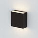 Cubed LED 5.5 inch Black Outdoor Wall Mount