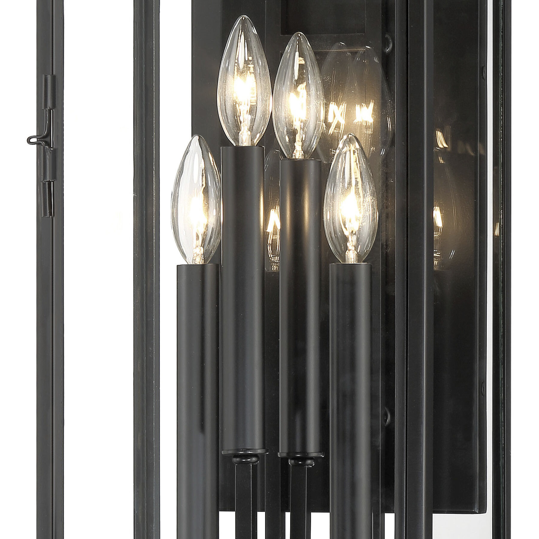 Knoll Road 4 Light 35 inch Coal Outdoor Wall Mount, Great Outdoors