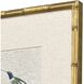 Antique Hummingbirds Green and Blue and Beige Framed Art