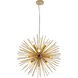 Canada 9 Light 23.6 inch Gold Chandelier Ceiling Light