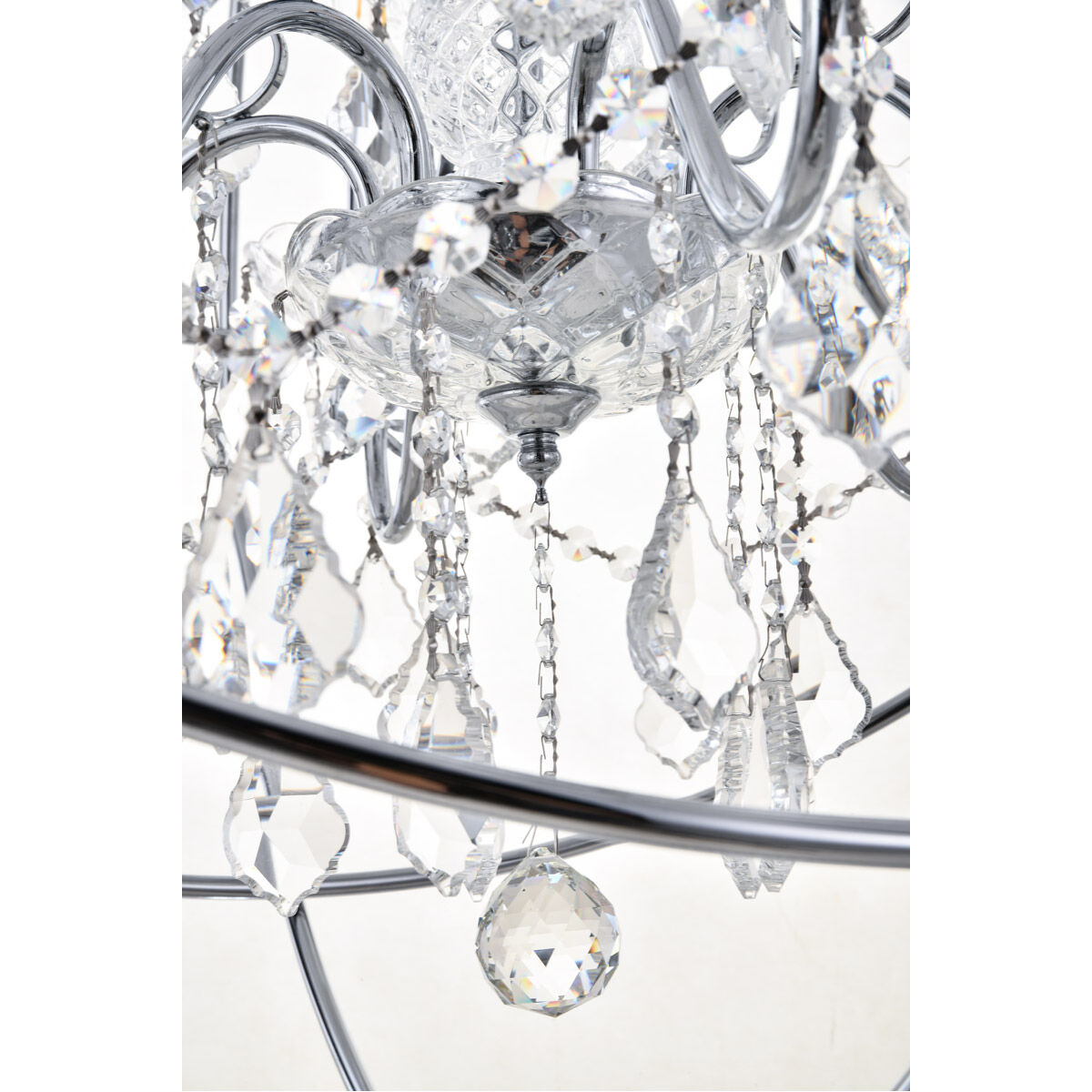 Cordelia 6 Light 25.5 inch Chrome Pendant Ceiling Light