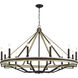 Sonoma 12 Light 47.75 inch Dark Bronze Chandelier Ceiling Light