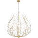 Claudine 8 Light 38 inch Modern Gold Chandelier Ceiling Light