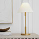 Drew & Jonathan Porteau 23 inch 9.00 watt Satin Brass Table Lamp Portable Light