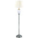 Evelyn 60 inch 150.00 watt Antique Nickel Floor Lamp Portable Light