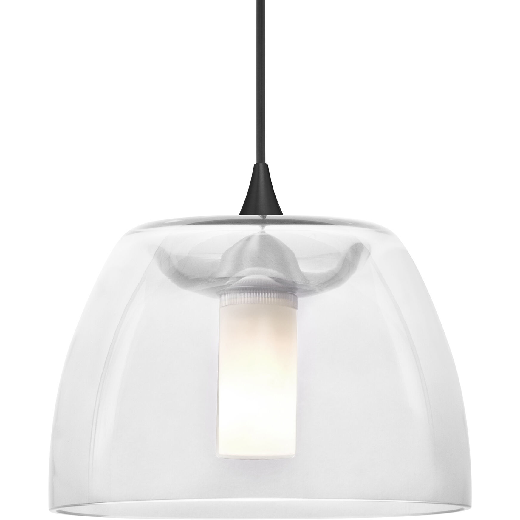 Spur 1 Light Black Cord Pendant Ceiling Light