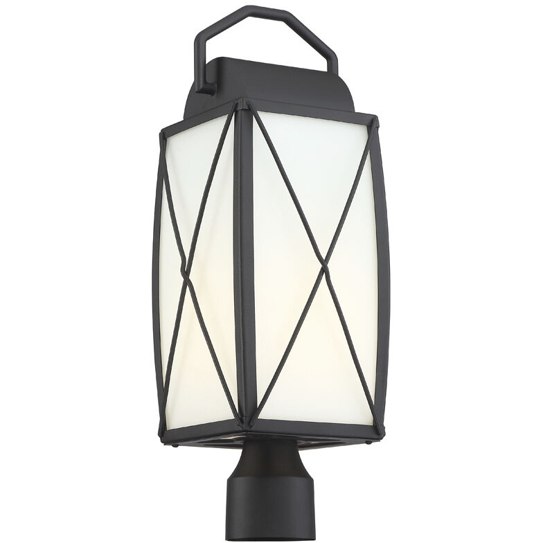Fairlington 1 Light 19.75 inch Black Outdoor Post Lantern