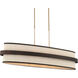 Harbor Wrap Island Light Ceiling Light in Legacy Brass and Dark Bronze