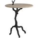Daphne 22 inch Natural and Bronze End Table