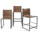 Irving 40 inch Buffalo Brown/Black Barstool