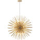 Canada 9 Light 27.5 inch Brass Chandelier Ceiling Light