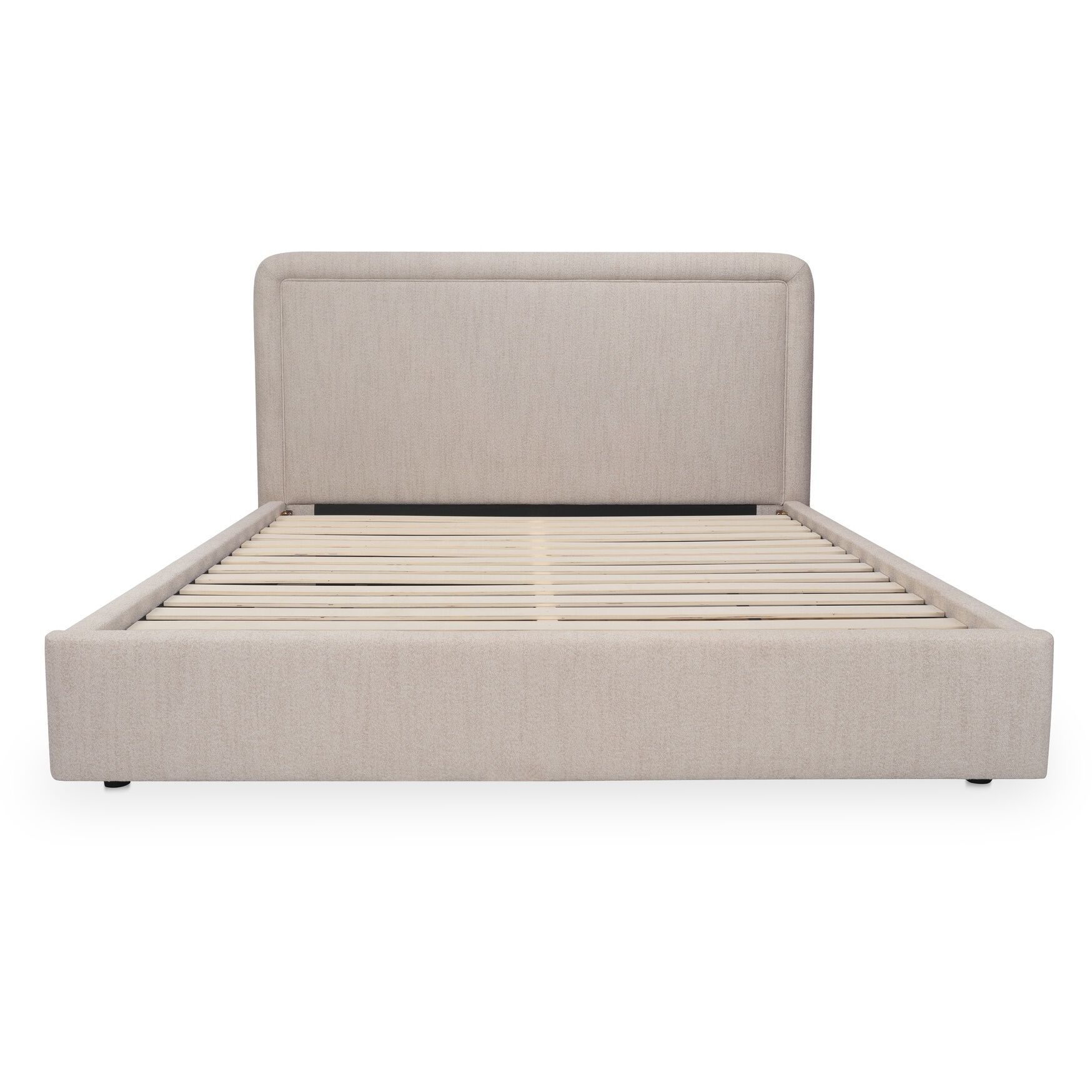 Simon Beige Storage Bed