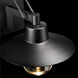 Suspense LED 17 inch Black Outdoor Wall Light in 17in.