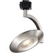 Orb 120 Brushed Nickel LED Track Head - J-Type Ceiling Light