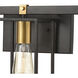 Cloe 3 Light 26 inch Matte Black Vanity Light Wall Light
