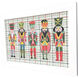 Nutcracker Family Pink and Green and Red and Yellow Framed Art, Propac