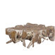 Teak 46 X 31 inch Natural Coffee Table