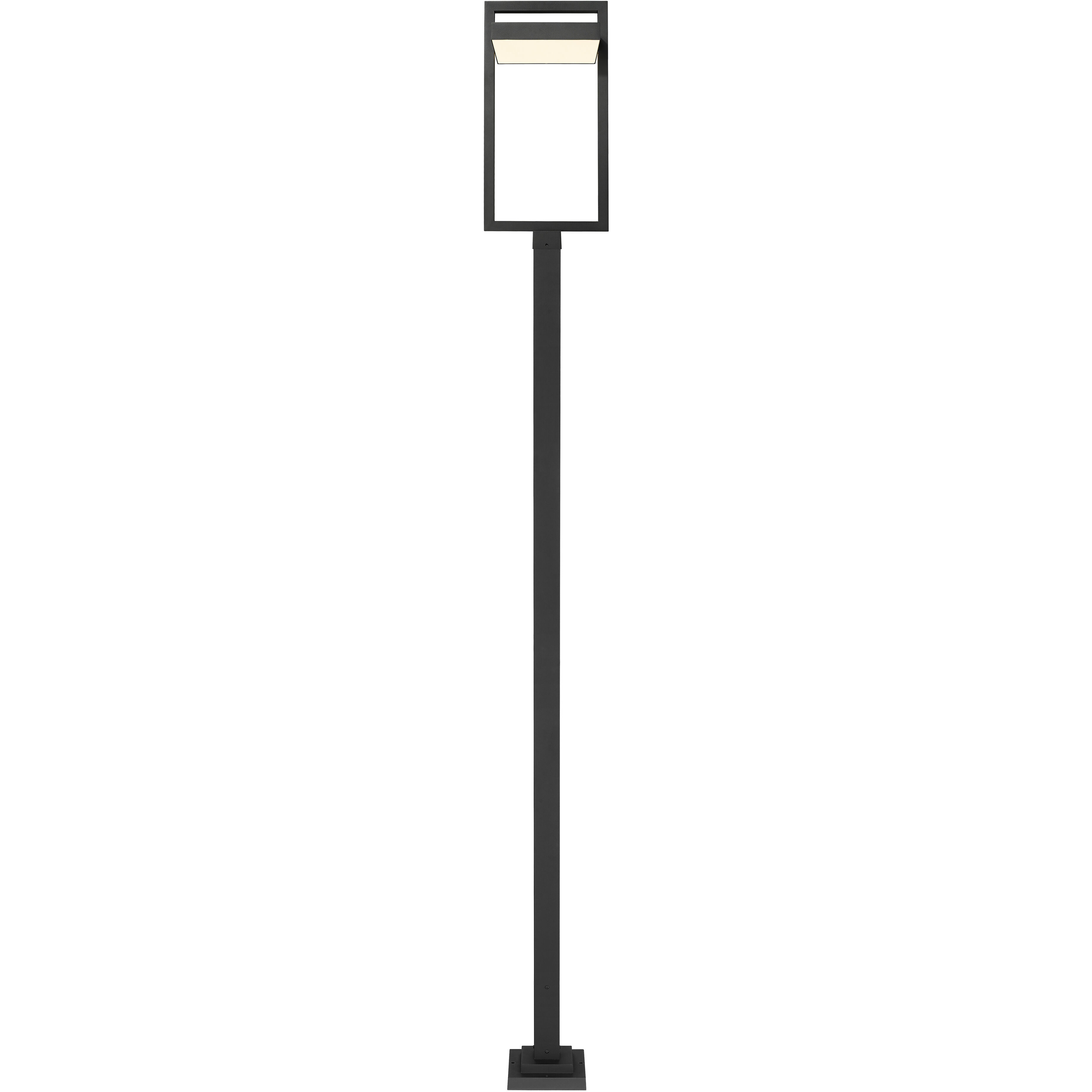 Luttrel LED 123 inch Black Outdoor Post Mounted Fixture