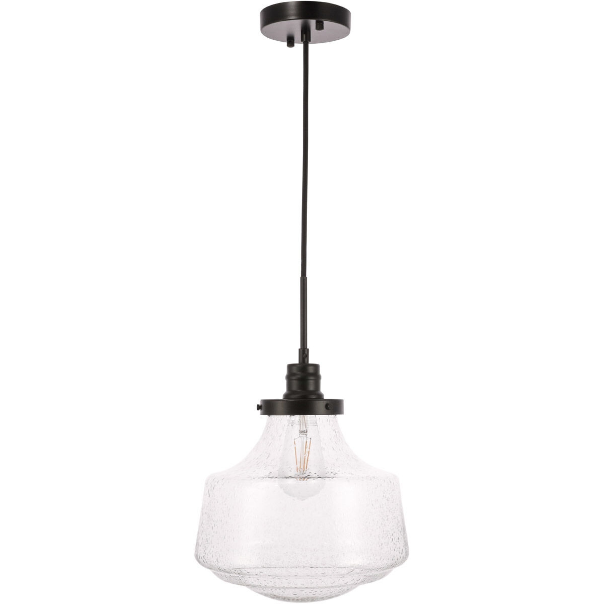 Lyle 1 Light 11 inch Black Pendant Ceiling Light