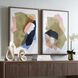 Abstract Afternoon Multicolor Framed Canvases, Set of 2