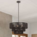 Acordia 6 Light 23 inch English Bronze Pendant Chandelier Ceiling Light