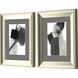 Square Inclinations / Square Tendencies Black and Gray Framed Art, Propac