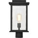 Sullivan 17 inch Matte Black Post Lantern