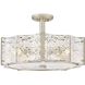 Florian 5 Light 20.25 inch Glacial Semi-flush Mount Ceiling Light
