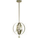 Constellation 4 Light 11 inch Mahogany Bronze Pendant Ceiling Light